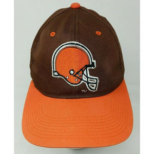 Cleveland Browns Sports Specialties Helmet Logo Snapback NFL Cap Hat VTG‎ 90s